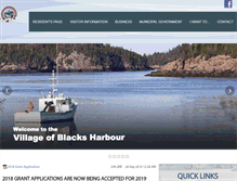 Tablet Screenshot of blacksharbour.ca